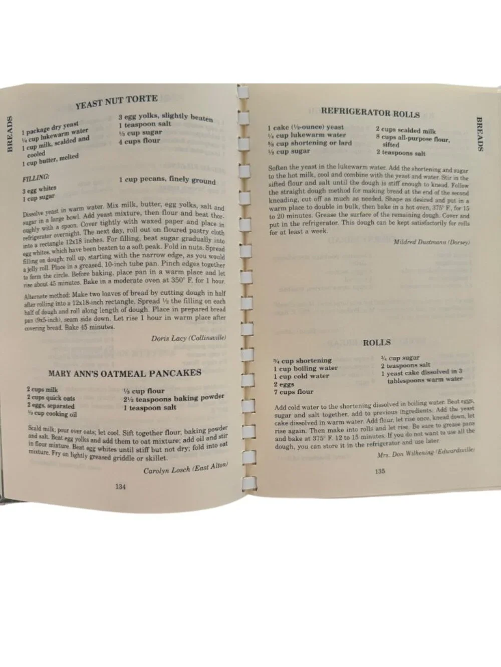Cookbook 25 Years Women Of The Farm Bureau 1981 Vintage Recipes Spiral Canning